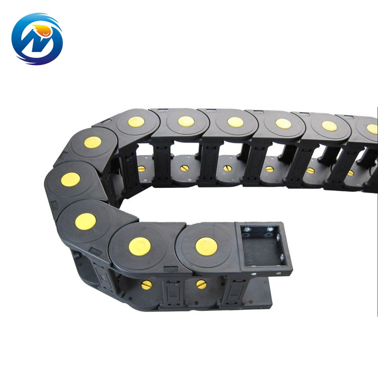 机床桥式电缆拖链塑料尼龙拖链